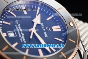 Breitling SuperOcean Heritage Swiss ETA 2824 Automatic Steel Case Blue Dial With Stick Markers Steel Bracelet (JH)