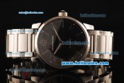 MontBlanc Swiss ETA 2836 Automatic Full Steel Case with Black Dial and SS Strap
