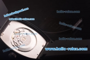 Franck Muller Casablanca ETA 2824 Automatic PVD Case with Black Dial and Black Rubber Strap-1:1 Original