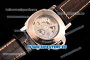 Panerai PAM 597 Luminor Vintage Moon Phase Asia Automatic Steel Case with Black Dial and Dot Markers