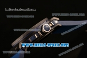 Hublot Big Bang Chronograph Swiss Valjoux 7750 Automatic PVD Case with Blue Dial and Blue Rubber Strap (YF)