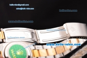 Rolex Datejust Automatic Two Tone with Gold Bezel,Blue Dial and Diamond Marking