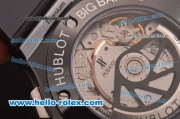 Hublot Big Bang Hub 4100 Ceramic Case/Bezel with Black Dial and Black Rubber Strap - 1:1 Original