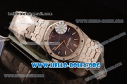 Audemars Piguet Royal Oak Lady Miyota Quartz Steel Case with Blue Dial and Steel Bracelet (EF)