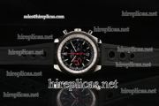 Breitling Chronomatic Chrono Swiss Valjoux 7750 Automatic Steel Case with Black Bezel and Stick Markers