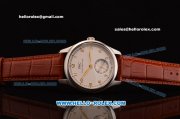 IWC Portuguese Swiss ETA 2836 Automatic Steel Case with White Dial and Gold Numeral Markers