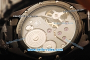 Tag Heuer Grand Carrera Pendulum Manual Winding Movement PVD Case with Black Dial and PVD Strap