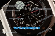 Audemars Piguet Royal Oak Offshore Chronograph Clone AP Calibre 3126 Automatic Steel Case Black Dial With Arabic Numeral Markers Red Rubber Strap - 1:1 Original (JF)