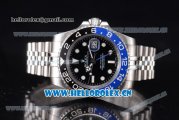 Rolex GMT-Master II Vintage Swiss ETA 2836 Automatic Stainless Steel Case/Bracelet with White Markers and Black Dial