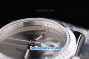 Rolex Datejust New Model Oyster Perpetual with Grey Dial