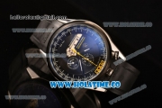 Tag Heuer Mikrogirder 2000 Chrono Miyota Quartz Steel Case with Black Dial and PVD Bezel - Yellow Second Hand