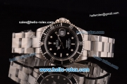 Rolex Submariner 2813 Automatic Case with White Markers Black Dial and Stainless Steel Strap