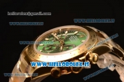 Rolex Daytona Yellow Gold Rolex 4130 Auto Best Edition 1:1 Clone Green Dial 116508