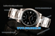 Rolex Air King Asia Automatic Full Steel with Black Dial and White Stick Markers