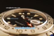 Rolex Explorer II Swiss ETA 2836 Automatic Full Steel with Black Dial and White Markers-43mm Size