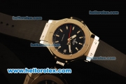 Hublot Big Bang Miyota Automatic Steel Case with Black Dial and Black Rubber Strap-Lady Size