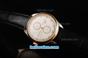 IWC Portugieser Repetition Automatic Rose Gold Bezel with White Dial