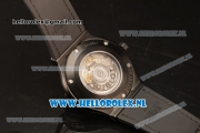 Hublot Classic Fusion 9015 Auto PVD Case with White Dial and White Leather Strap