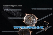 Roger Dubuis Excalibur Asia ST16 Automatic Rose Gold Case with Skeleton Dial and Black Leather Strap