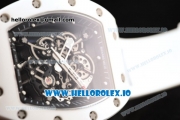 Richard Mille RM 055 Bubba Watson 9015 Automatic Ceramic Case with Black Dial Dots Markers and Rubber Strap