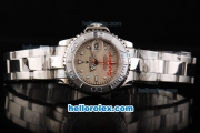Rolex Rolex Yachtmaster Automatic Movement Full Steel with Grey Dial Lady Size