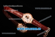 Cartier Ballon Bleu De 42MM Miyota 82S7 Automatic Rose Gold Case with White Dial and Stick Markers