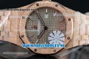 Audemars Piguet Royal Oak Swiss Quartz Rose Gold Case with Grey Dial and Rose Gold Bracelet (EF)