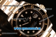 Rolex Submariner Swiss ETA 2836 Automatic Black Dial With Ceramic Bezel Two Tone 116613 BK