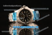 Breitling Colt Swiss ETA 2824 Automatic Steel Case/Bracelet with Black Dial and Stick Markers