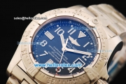 Breitling Avenger Seawolf Swiss ETA 2836 Automatic Movement Full Steel with Black Dial and White Markers-1:1 Original