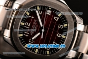 Patek Philippe Aquanaut Miyota 9015 Automatic Full Steel with Coffee Dial and Arabic Numeral Markers (BP)