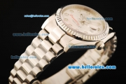 Rolex Datejust Automatic Movement Full Steel with Silver Dial and Diamond Markers