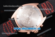 Tag Heuer Formula 1 Miyota Quartz Rose Gold Case with Stick Markers Black Dial and Black Nylon Strap