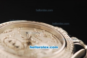 Rolex Datejust Swiss ETA 2836 Automatic Movement Full Steel with Diamond Bezel and Diamond Strap