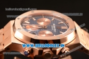 Audemars Piguet Royal Oak Chrono Full Rose Gold With Blue Dial 7750 Automatic 26331OR.OO.1220OR.01