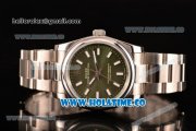 Rolex Air King Asia 2813 Automatic Full Steel with Green Dial and White Stick Markers