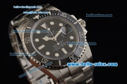 Rolex Submariner Rolex 3135 Automatic Stainless Steel Case with Stainless Steel Strap and Black Dial Stick Markers