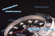 Rolex GMT Master II Automatic Movement Steel Case/Strap with Black Bezel and Black Dial
