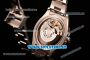 Rolex Yachtmaster I Clone Rolex 3135 Automatic Full Steel with Silver Dial and White Markers (J12)