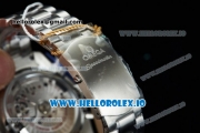 Omega Speedmaster Racing Master Clone Omega 9900 Automatic Steel Case/Bracelet White Dial With Stick Markers(JH)