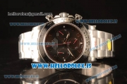 Rolex Daytona 904 Steel Rolex 4130 Auto Best Edition 1:1 Clone Black Dial Numberal 116509BKAO