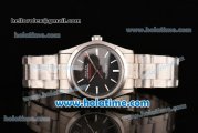 Rolex Milgauss Vintage Asia 2813 Automatic Full Steel with Black Dial and White Stick Markers