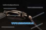 Hublot Classic Fusion 9015 Auto PVD Case PVD Bezel with Black Dial and Black Leather Strap