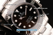 Rolex Submariner Rolex 3135 Automatic Steel Case/Strap with Ceramic Bezel and Black Dial