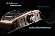 Richard Mille RM036 ST28-UP Automatic Steel Case with Black Rubber Strap Skeleton Dial and White Markers- 7750 Coating