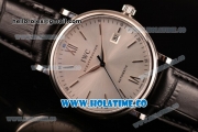 IWC Portofino Chrono Swiss ETA 2824 Automatic Steel Case with Silver Dial and Stick Markers