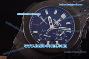 Hublot Big Bang Swiss Valjoux 7750 Automatic Movement PVD Case with Black Dial - Green Markers