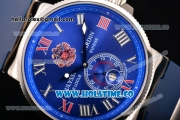 Ulysse Nardin Imperial St. Petersburg Maxi Marine Chronometer Enamel Limited Edition Auotmatic Steel Case with Blue Dial and Roman Numeral Markers