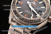 Omega Seamaster Planet Ocean Clone 8500 Automatic Full Steel with Black Dial and Stick Markers - 1:1 Original (AT)