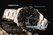 Tag Heuer Aquaracer Swiss Valjoux 7750 Automatic Full Steel with Black Dial and SS Strap- 1:1 Original